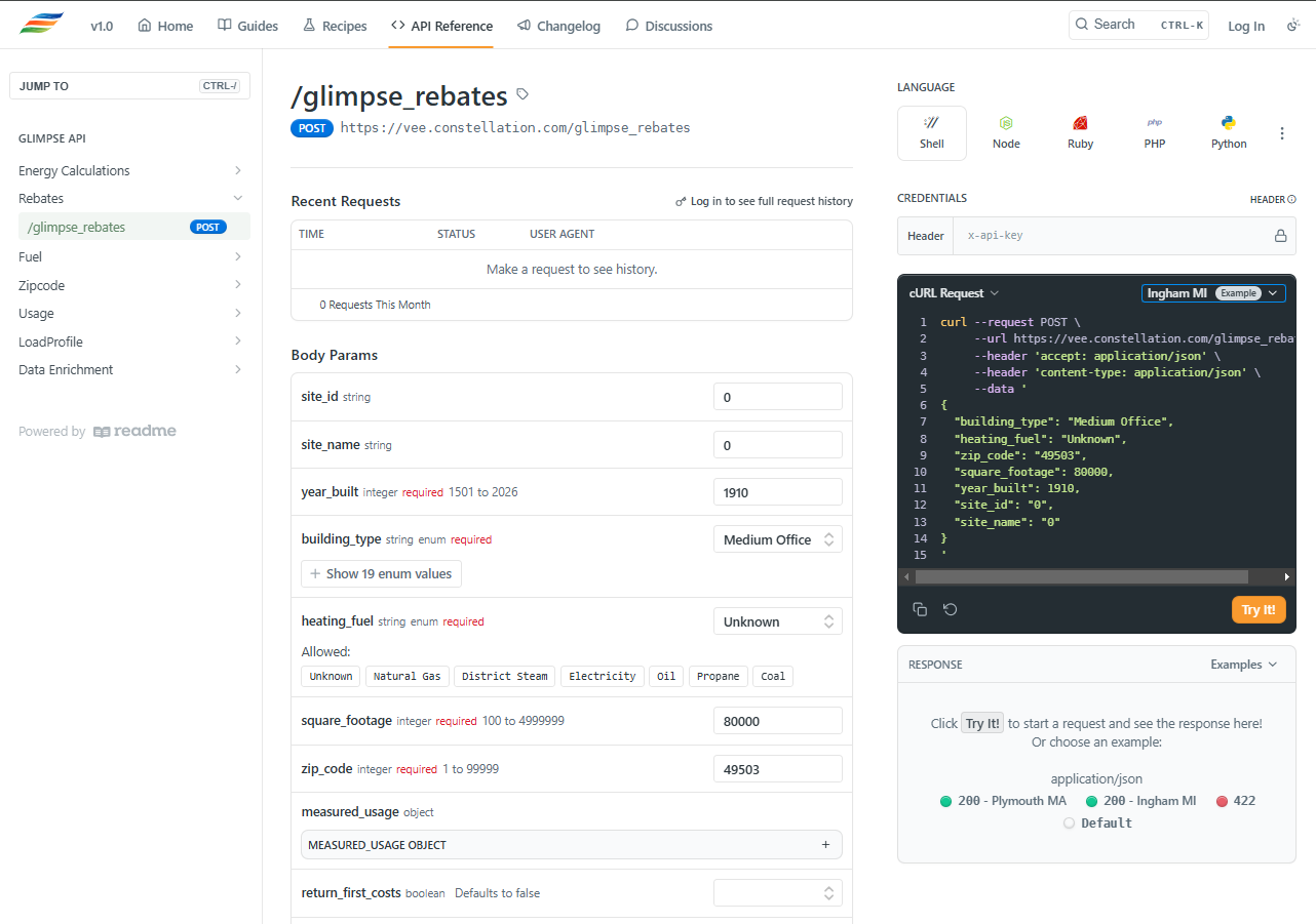 Rebate Information API Overview