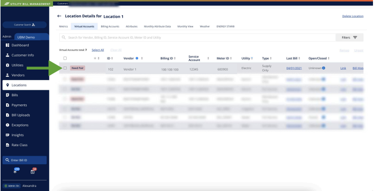 Result after re-mapping a Paired account
